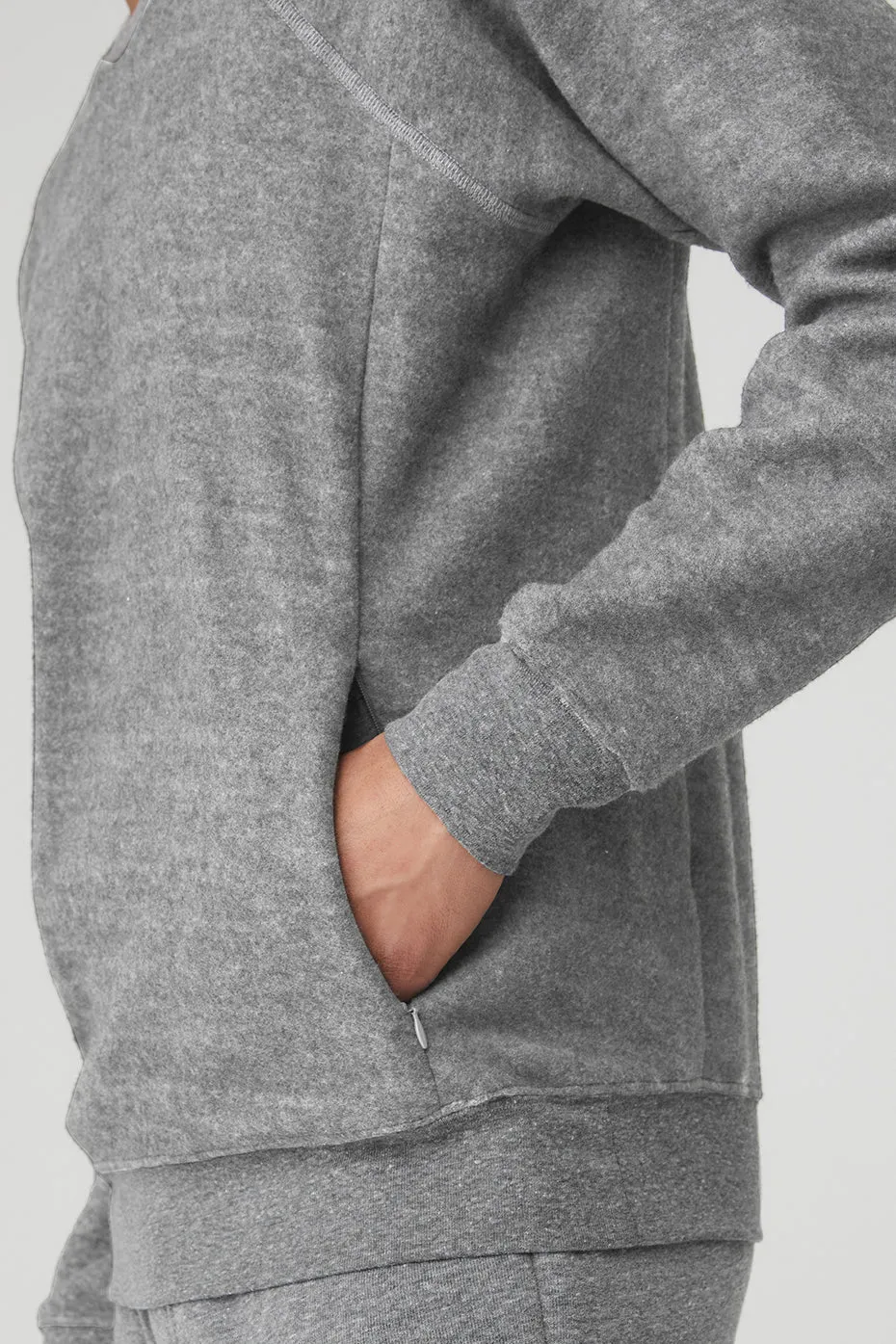 Triumph Crew Neck Sweatshirt - Grey Triblend sold by Alo Yoga product image thumbnail 4