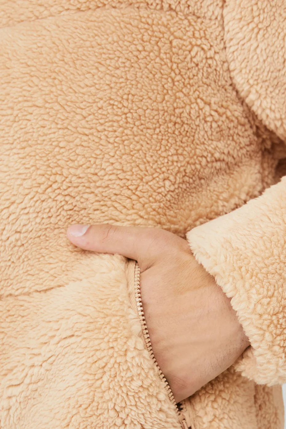 Sherpa Stage Puffer - Camel sold by Alo Yoga product image thumbnail 5