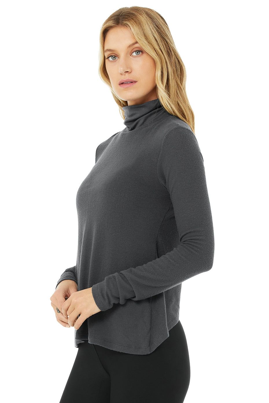 Embrace Long Sleeve - Anthracite sold by Alo Yoga