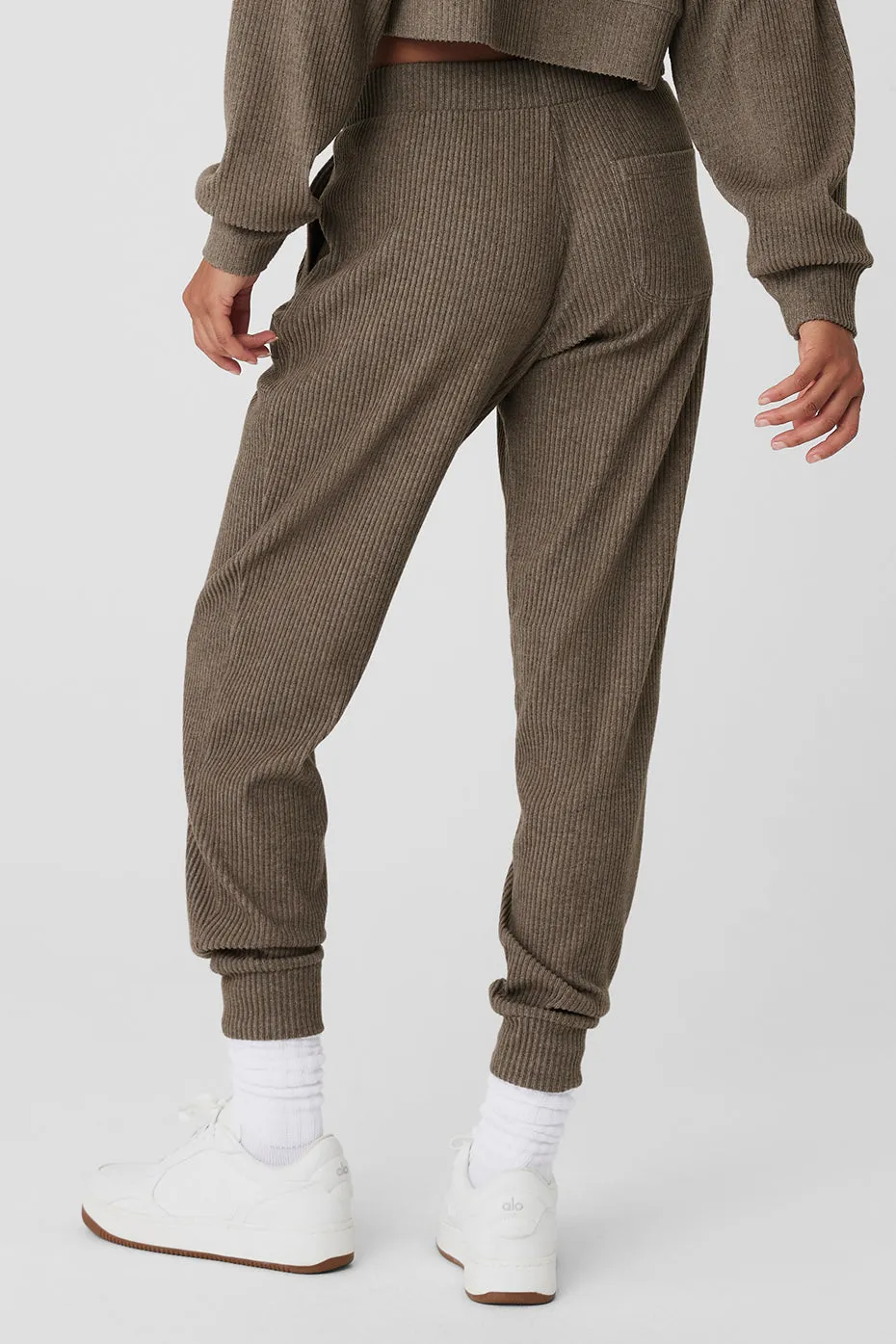 Muse Sweatpant - Olive Tree Heather sold by Alo Yoga product image thumbnail 2