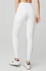 High-Waist Airbrush Legging - White sold by Alo Yoga
