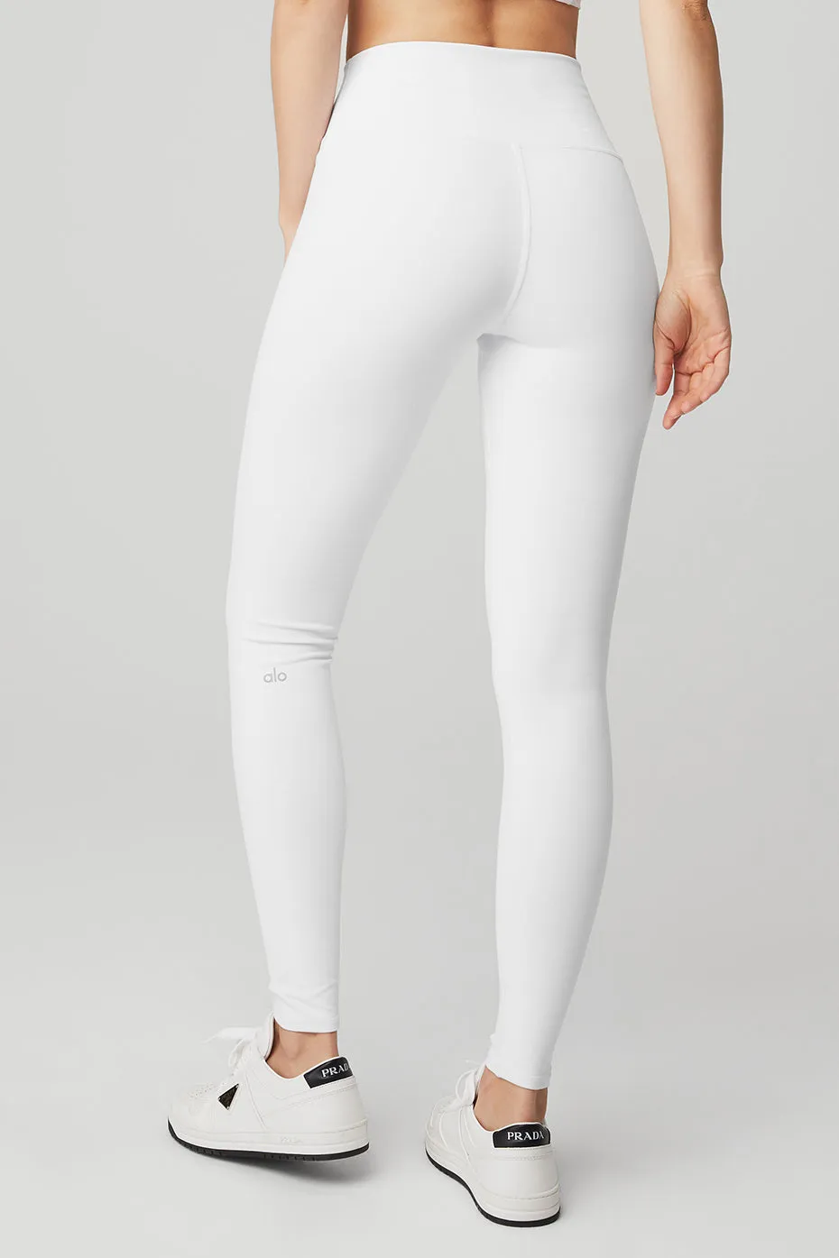 High-Waist Airbrush Legging - White sold by Alo Yoga product image thumbnail 2