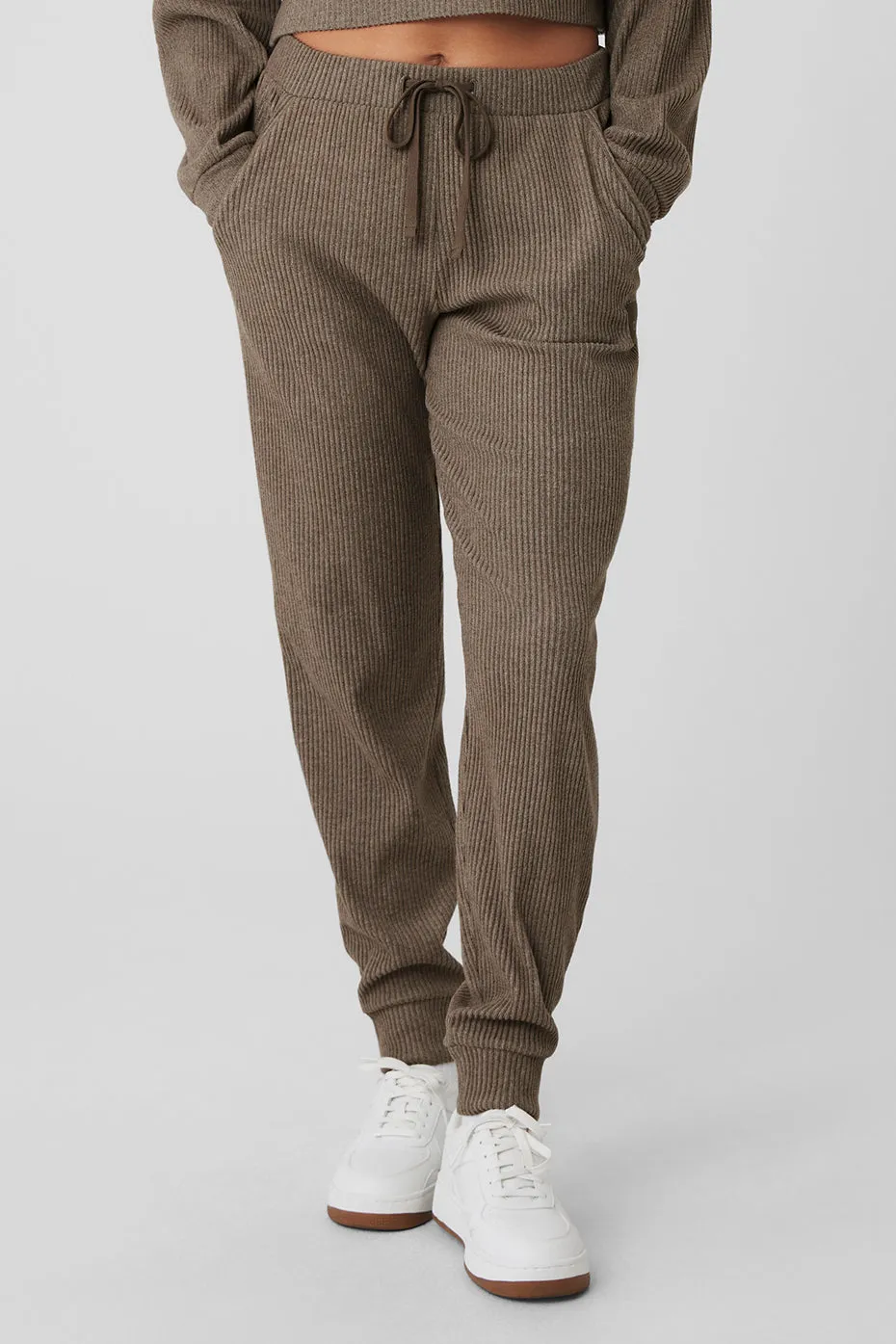 Muse Sweatpant - Olive Tree Heather sold by Alo Yoga product image thumbnail 5