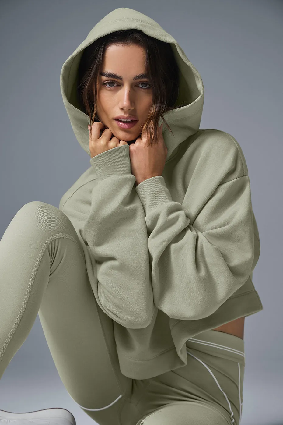 Bae Hoodie - Limestone sold by Alo Yoga