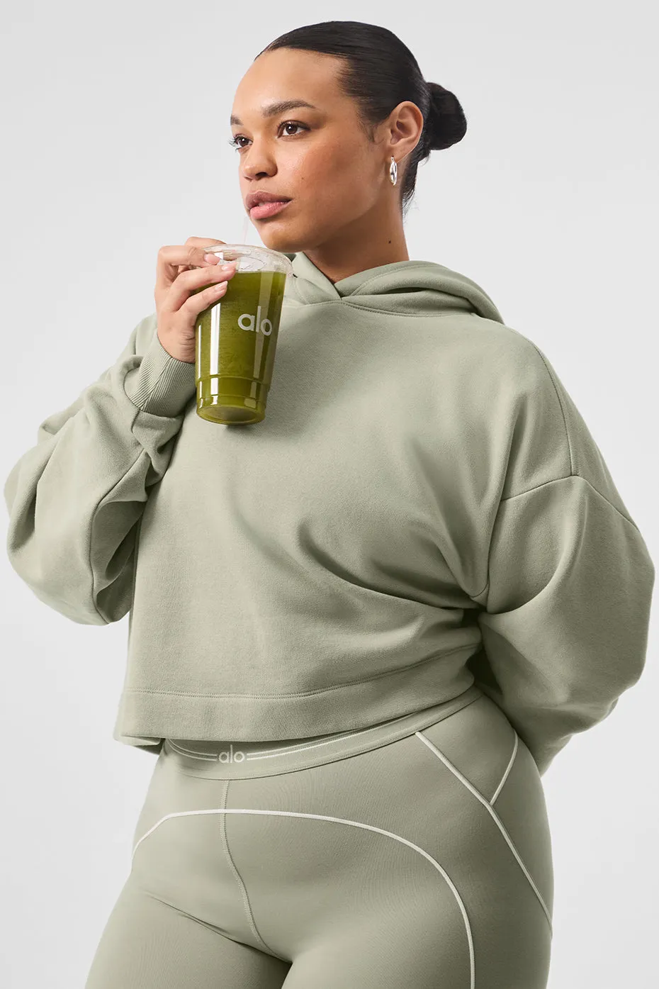 Bae Hoodie - Limestone sold by Alo Yoga product image thumbnail 5