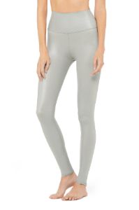 High-Waist Shine Legging - Lead Shine sold by Alo Yoga