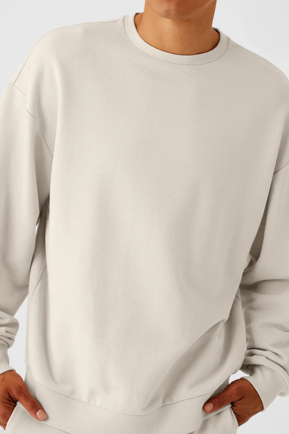 Chill Crew Neck Pullover - Bone sold by Alo Yoga product image thumbnail 4