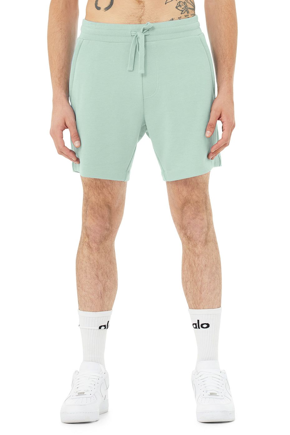 Chill Short - Dusty Blue sold by Alo Yoga