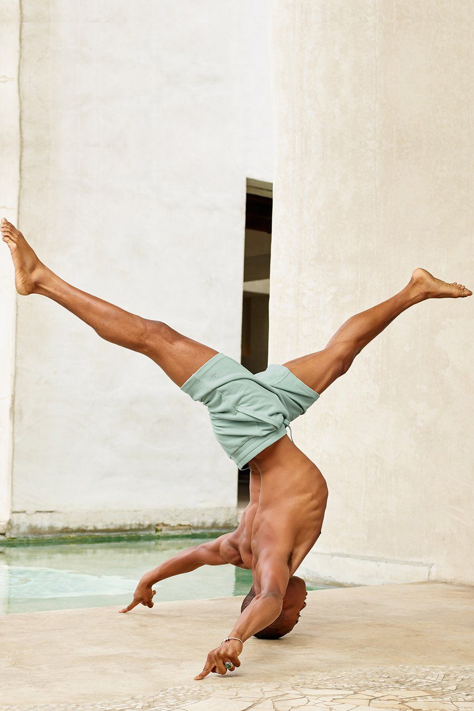 Chill Short - Dusty Blue sold by Alo Yoga product image thumbnail 6