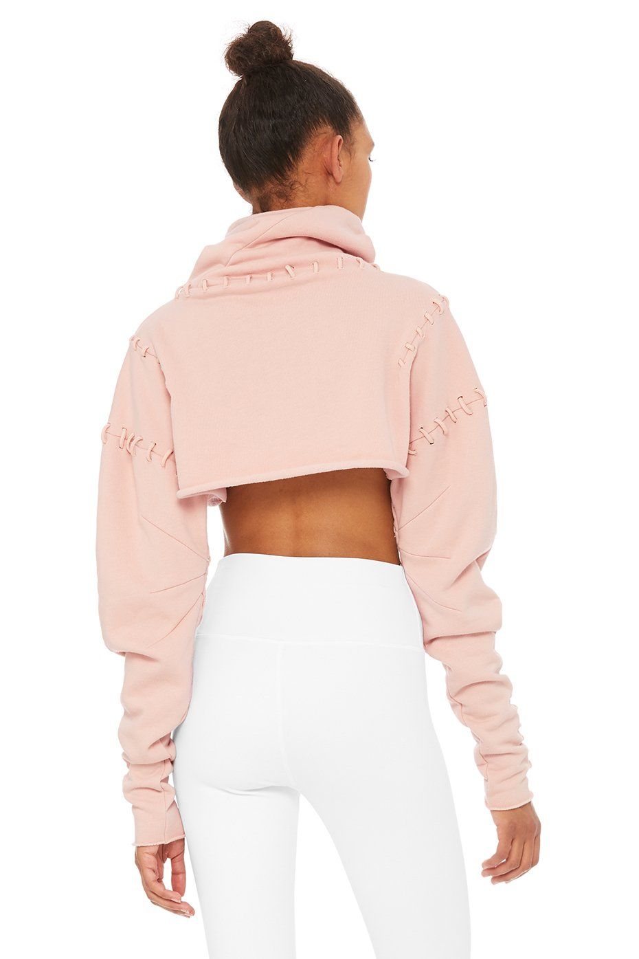 Splice Long Sleeve Crop - Nectar sold by Alo Yoga product image thumbnail 3