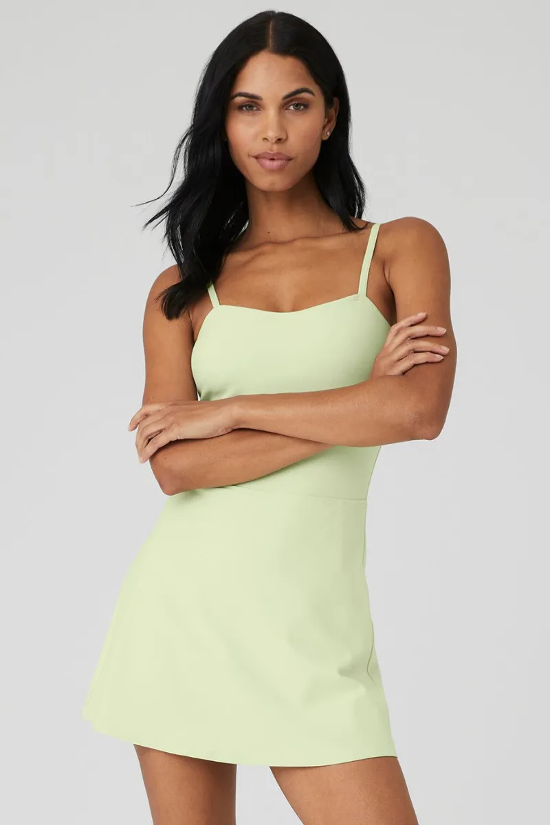 ウェア Alo Yoga tennis mini dress Alosoft Courtside Tennis Dress - Black | Alo Yoga