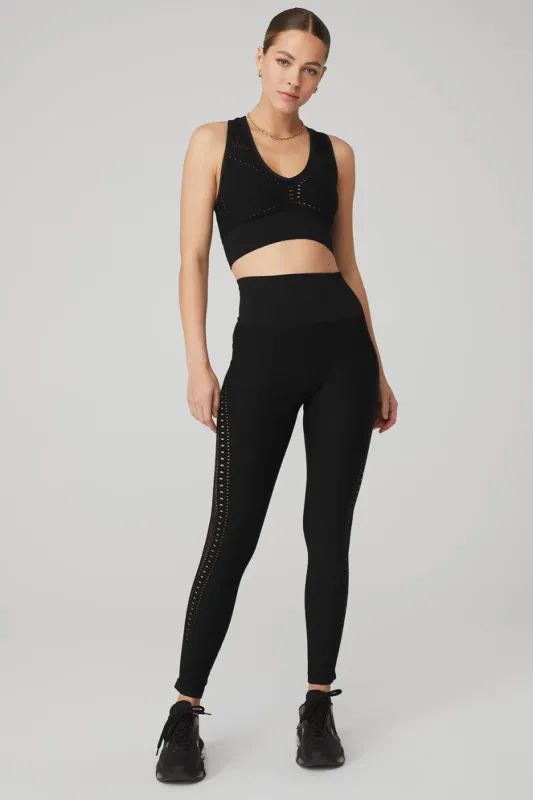 Seamless Open Air Bra & Seamless High-Waist 7/8 Open Air Legging Set sold by Alo Yoga