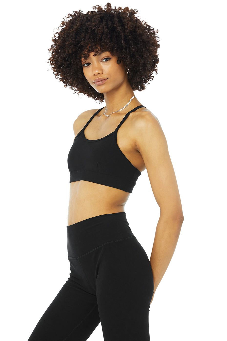 Alosoft Gratitude Bra - Black sold by Alo Yoga product image thumbnail 2