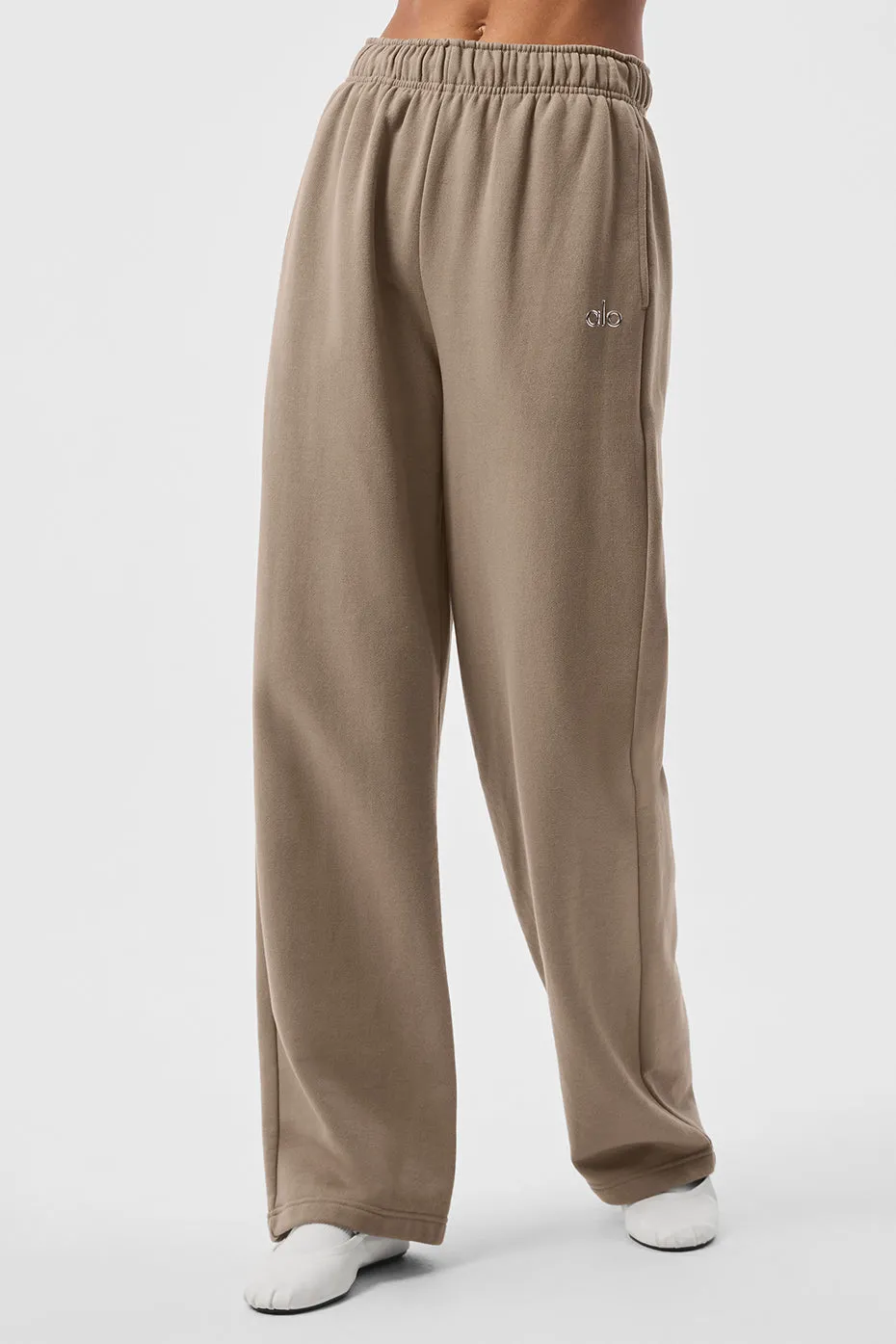 Accolade Straight Leg Sweatpant - Gravel sold by Alo Yoga product image thumbnail 2