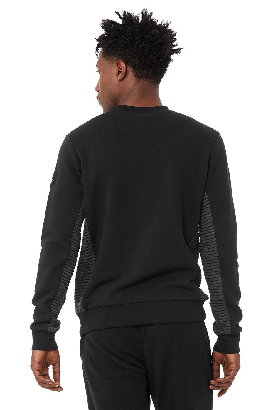 Ridge Crew - Black/Grey Heather sold by Alo Yoga product image thumbnail 2