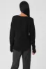 Cashmere Reform Long Sleeve - Black sold by Alo Yoga