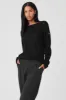 Cashmere Reform Long Sleeve - Black sold by Alo Yoga