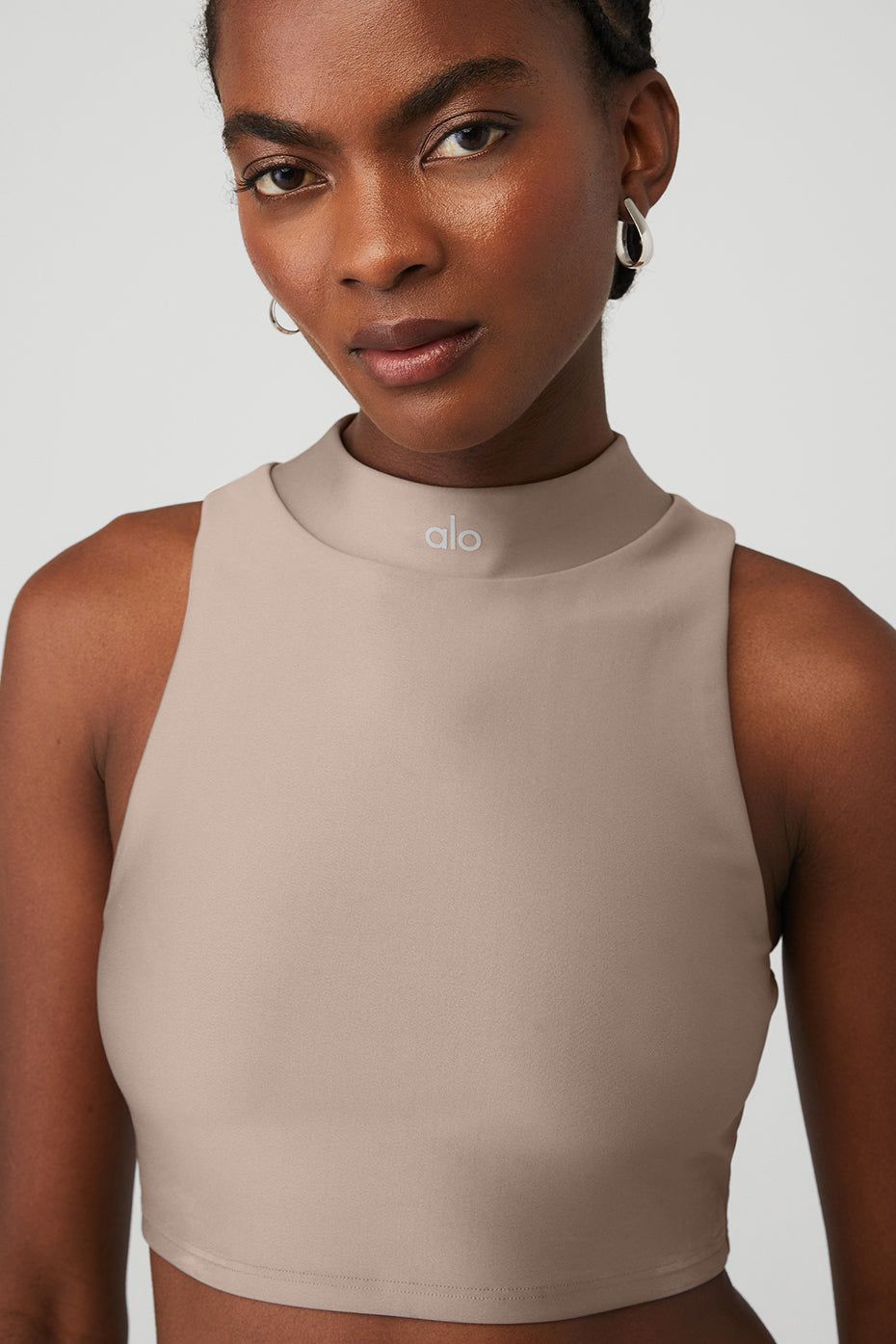 Airlift Fuse Bra Tank - Taupe sold by Alo Yoga product image thumbnail 4