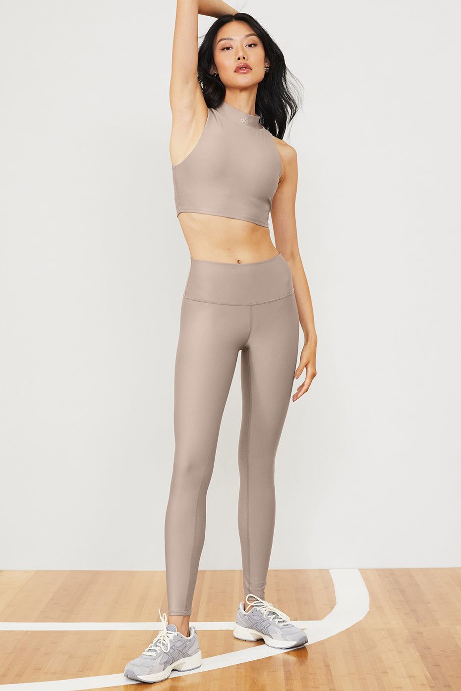 Airlift Fuse Bra Tank - Taupe sold by Alo Yoga product image thumbnail 6