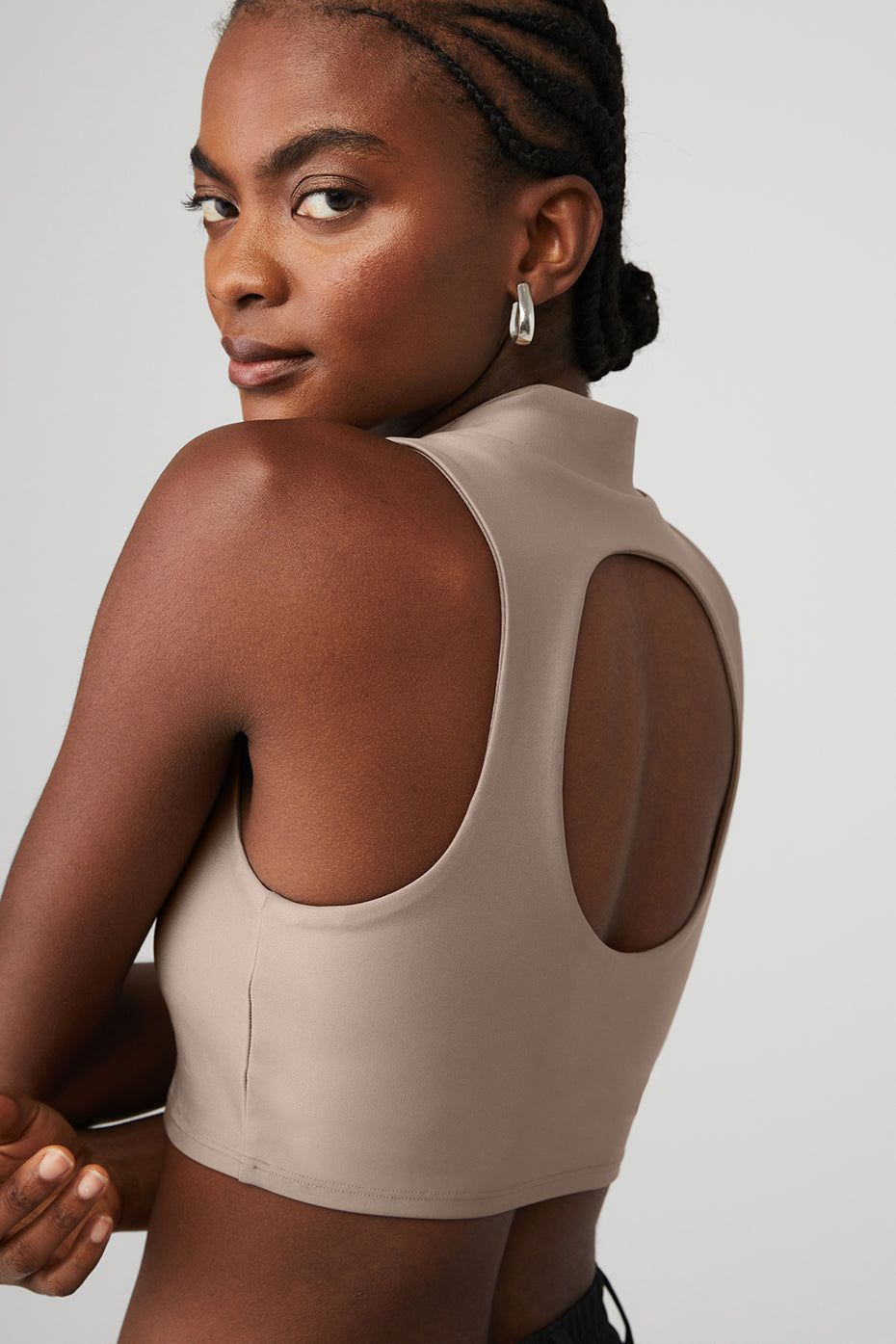 Airlift Fuse Bra Tank - Taupe sold by Alo Yoga product image thumbnail 5