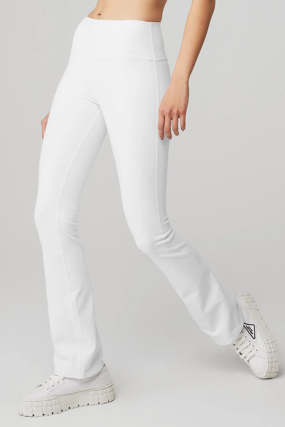 Airbrush High-Waist 7/8 Bootcut Legging - White sold by Alo Yoga product image thumbnail 3