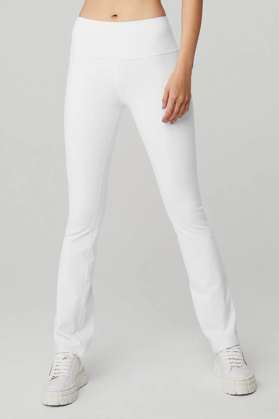 Airbrush High-Waist 7/8 Bootcut Legging - White sold by Alo Yoga