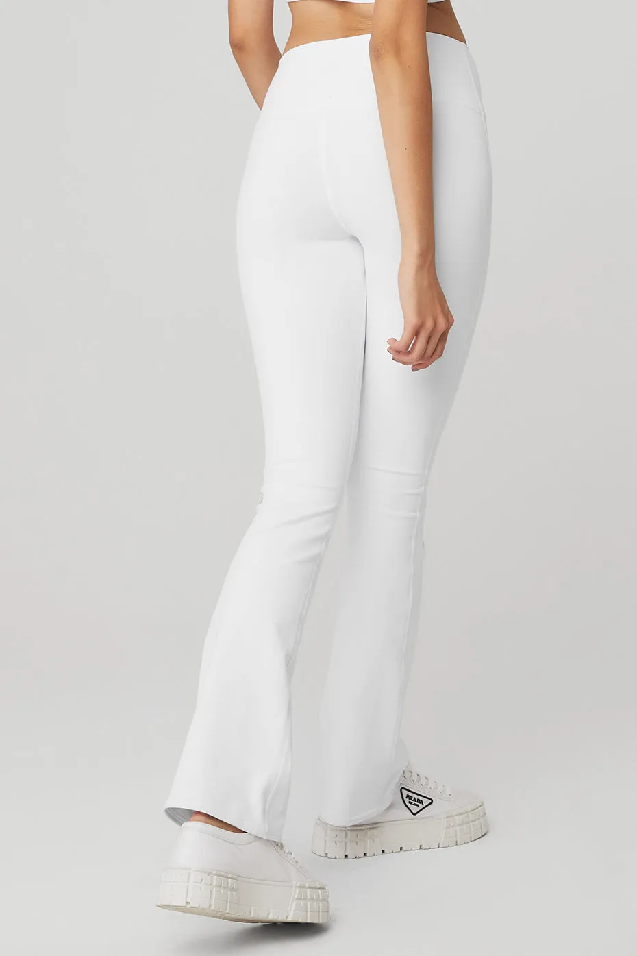Airbrush High-Waist 7/8 Bootcut Legging - White sold by Alo Yoga product image thumbnail 2