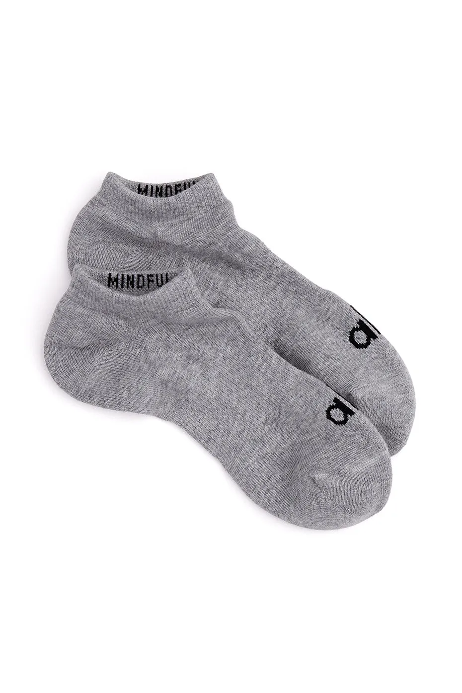 Men's Street Sock - Dove Grey Heather/Black sold by Alo Yoga