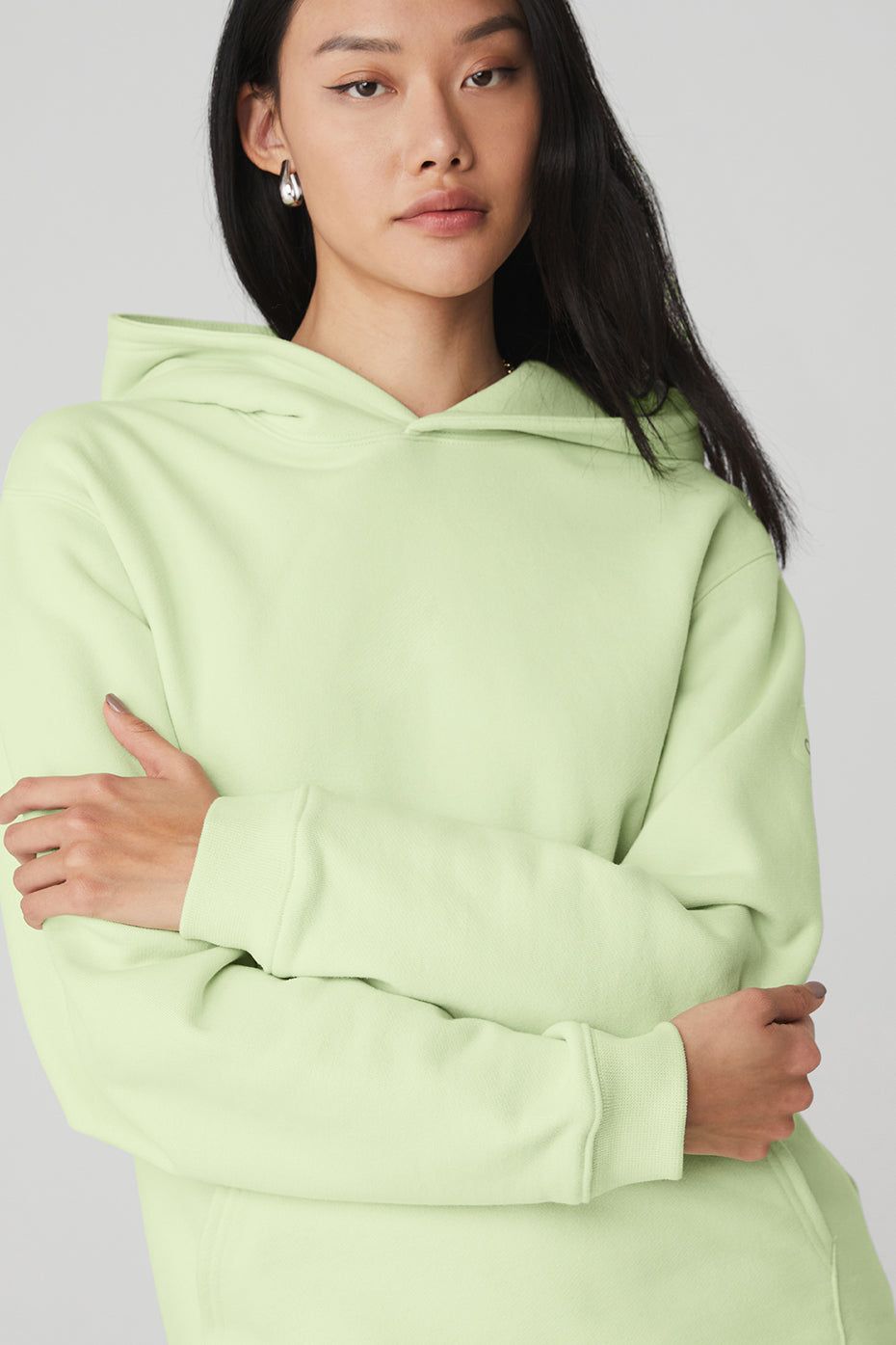Renown Heavy Weight Hoodie - Limelight sold by Alo Yoga product image thumbnail 4