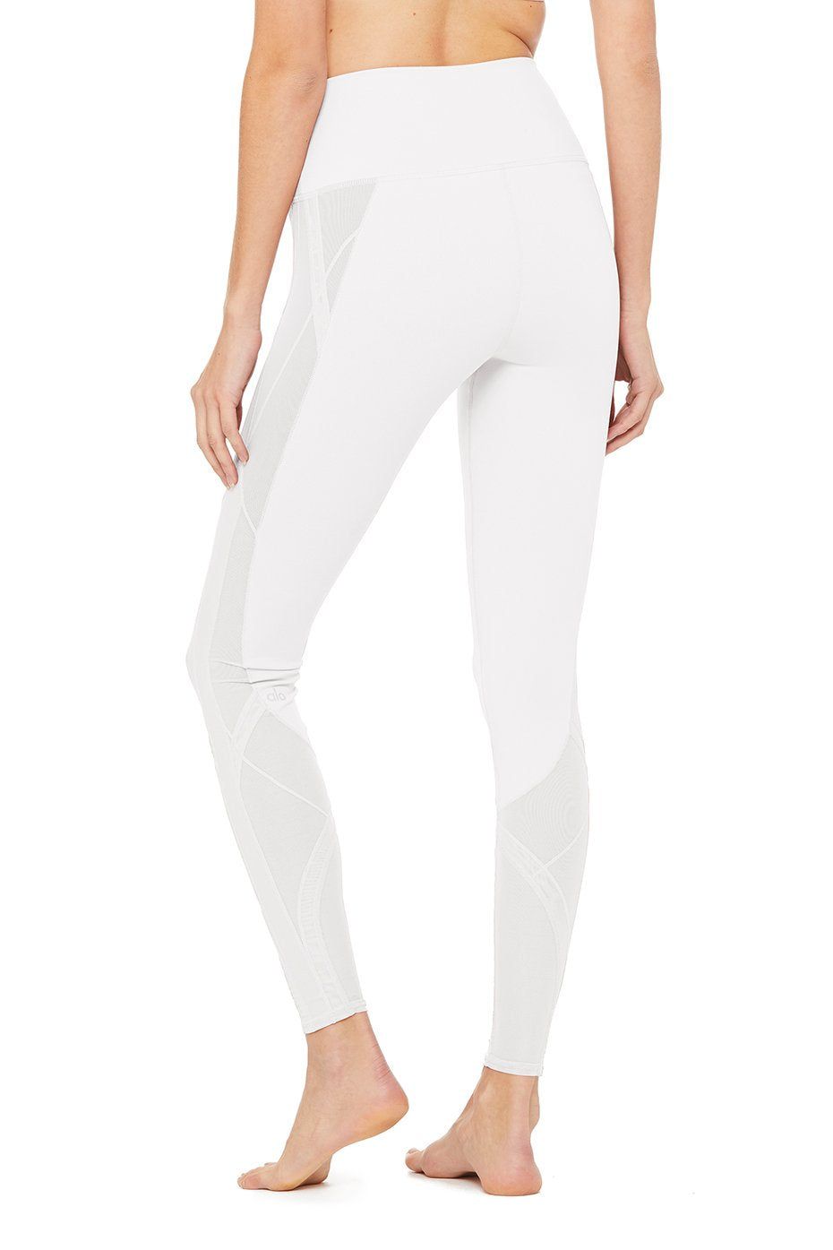 High-Waist Mosaic Legging - White sold by Alo Yoga product image thumbnail 3