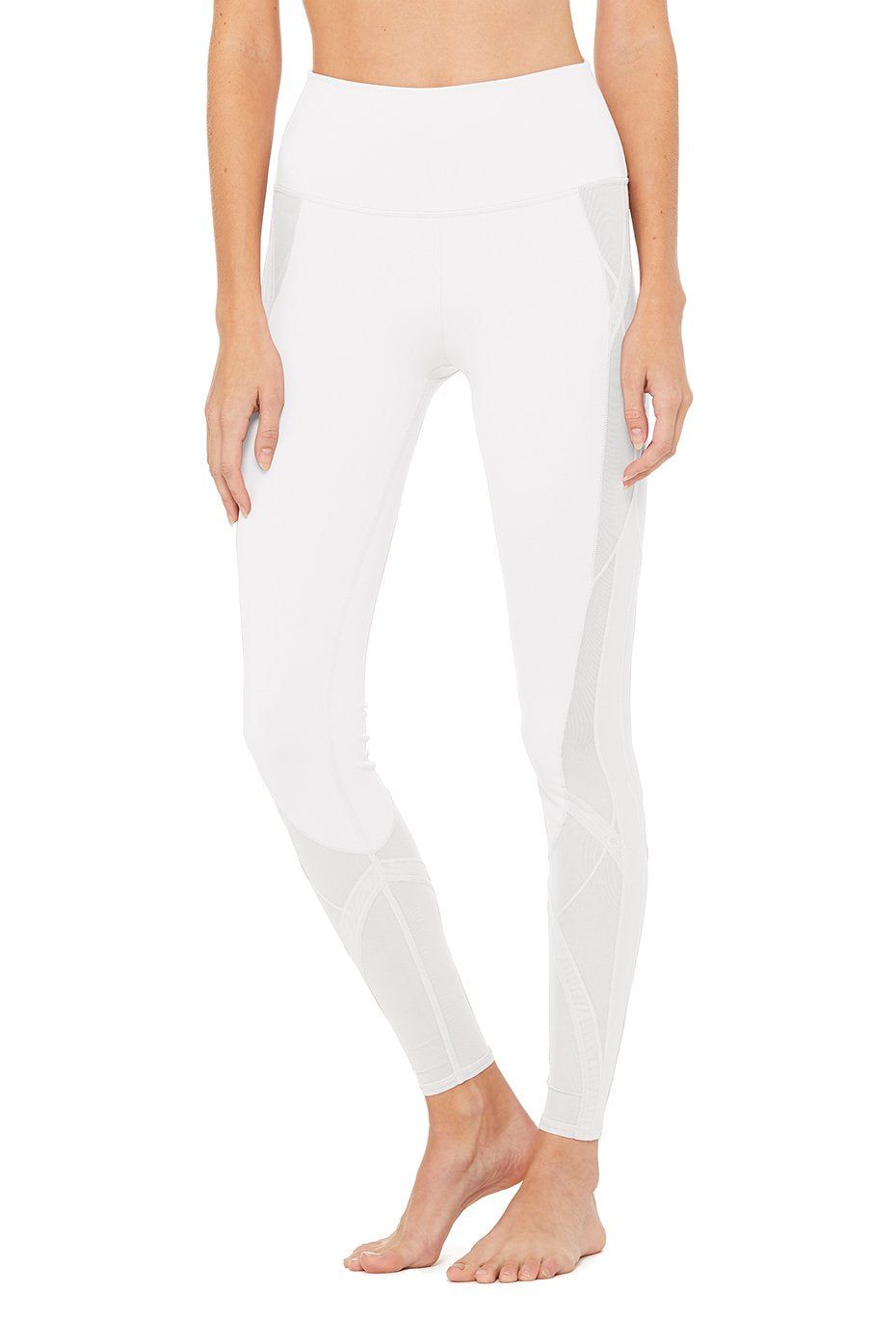 High-Waist Mosaic Legging - White sold by Alo Yoga product image thumbnail 2