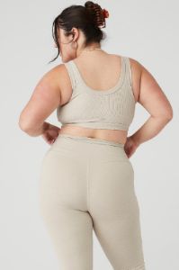 Wellness Bra - Oatmeal Heather sold by Alo Yoga