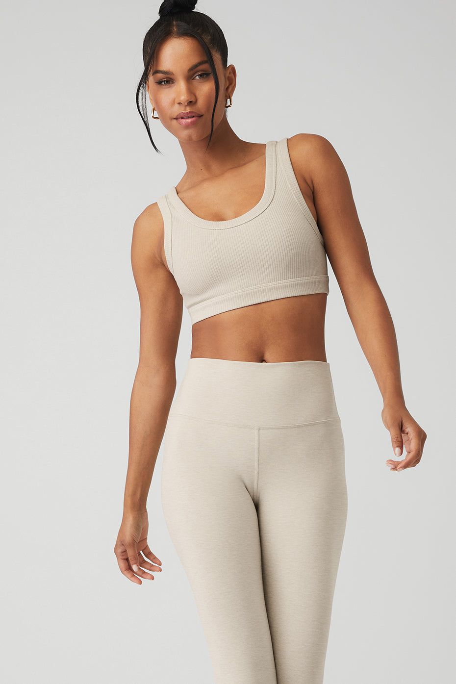 Wellness Bra - Oatmeal Heather sold by Alo Yoga
