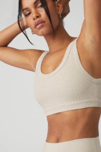 Wellness Bra - Oatmeal Heather sold by Alo Yoga
