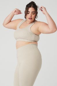 Wellness Bra - Oatmeal Heather sold by Alo Yoga