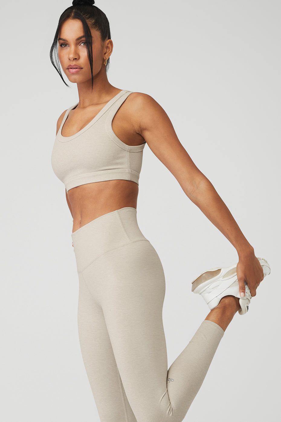 Wellness Bra - Oatmeal Heather sold by Alo Yoga product image thumbnail 2