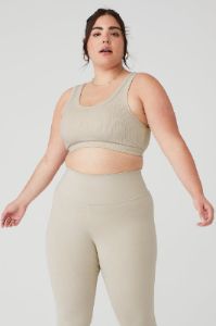 Wellness Bra - Oatmeal Heather sold by Alo Yoga