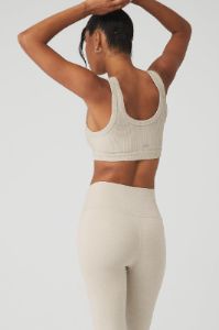 Wellness Bra - Oatmeal Heather sold by Alo Yoga