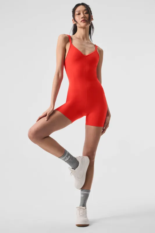 Alosoft Suns Out Onesie - Red Hot Summer sold by Alo Yoga