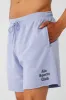 Sports Club Palms Chill Short - Icy Purple/Dark Grey sold by Alo Yoga