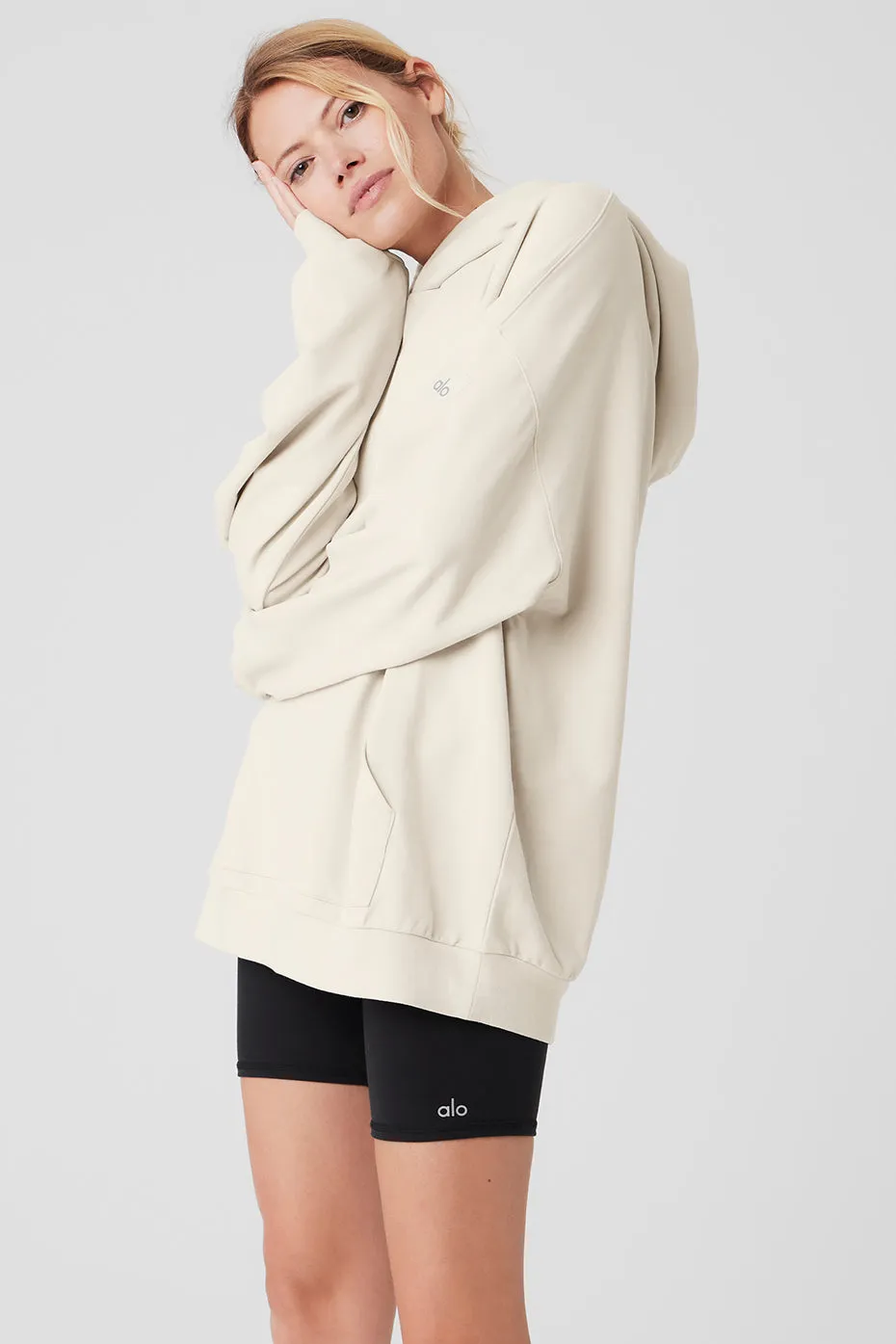 Double Take Hoodie - Bone sold by Alo Yoga product image thumbnail 3