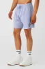 Sports Club Palms Chill Short - Icy Purple/Dark Grey sold by Alo Yoga