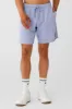 Sports Club Palms Chill Short - Icy Purple/Dark Grey sold by Alo Yoga