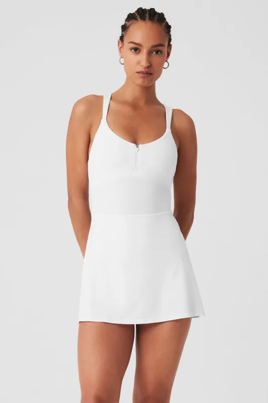Alosoft Showcase Dress - White sold by Alo Yoga