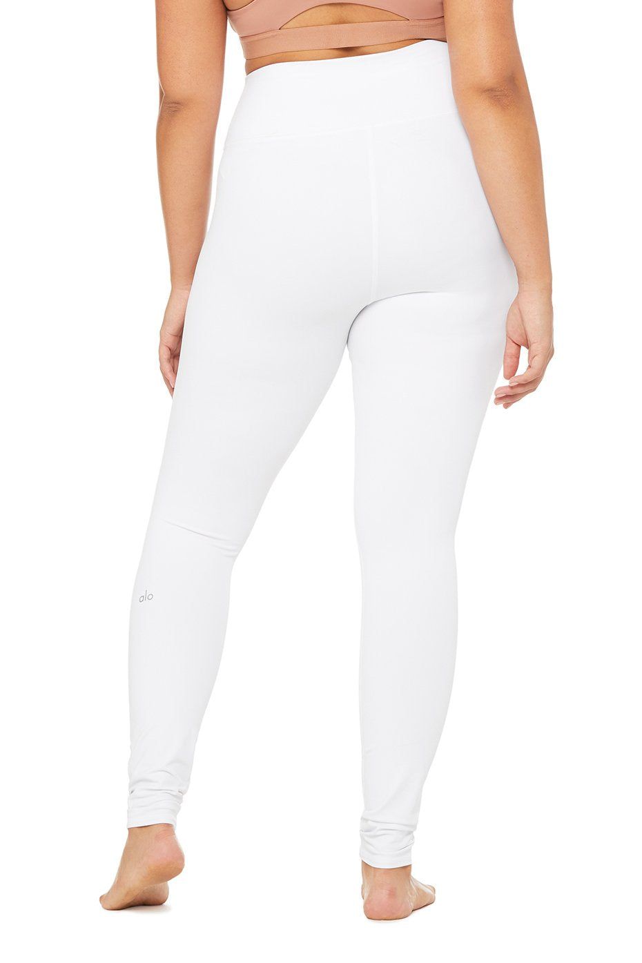 High-Waist Ripped Warrior Legging - White sold by Alo Yoga product image thumbnail 5