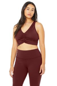 Wild Thing Bra - Cranberry sold by Alo Yoga