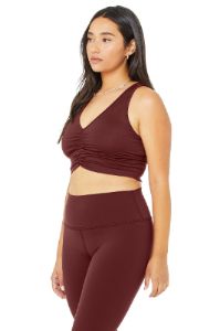 Wild Thing Bra - Cranberry sold by Alo Yoga