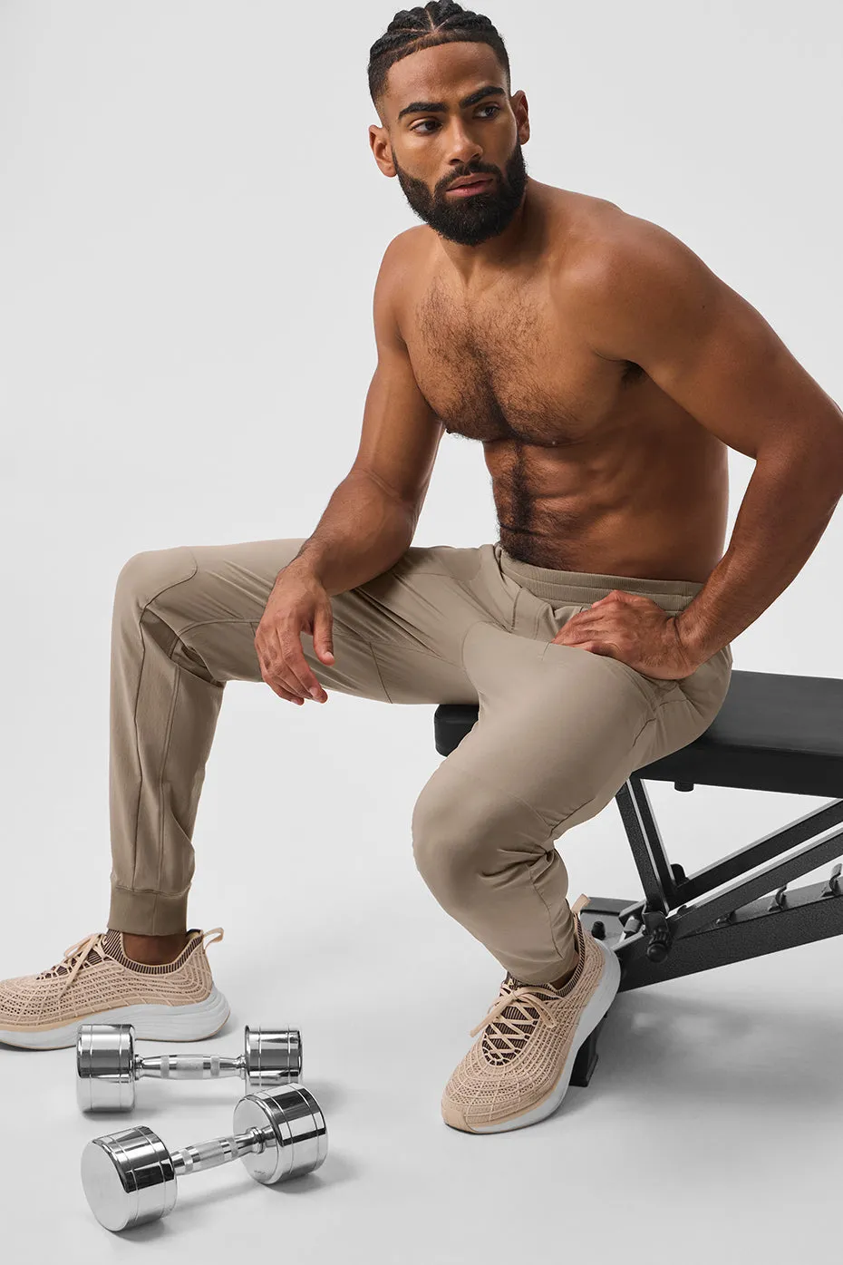Co-Op Pant (Long) - Gravel sold by Alo Yoga product image thumbnail 4