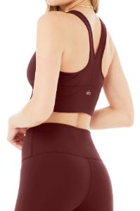 Wild Thing Bra - Cranberry sold by Alo Yoga