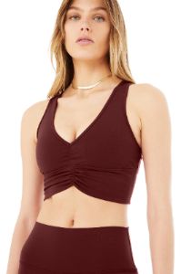 Wild Thing Bra - Cranberry sold by Alo Yoga